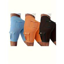 J 43783 High Waist Fitness Shorts �����ٸɽ����̿�羳��