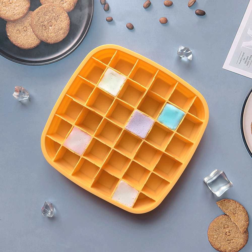 555 molde de silicona pequeño cuadrado de hielo mini molde de hielo máquina de hielo caja de hielo molde de horneado