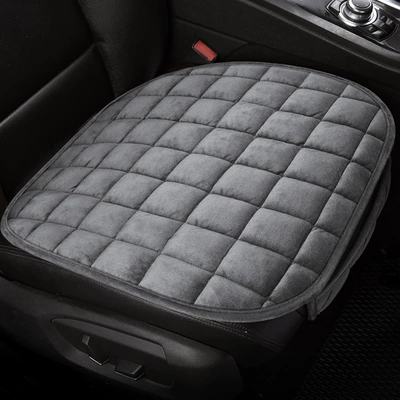 three-piece car cushion | Wool pad - front-row-gray