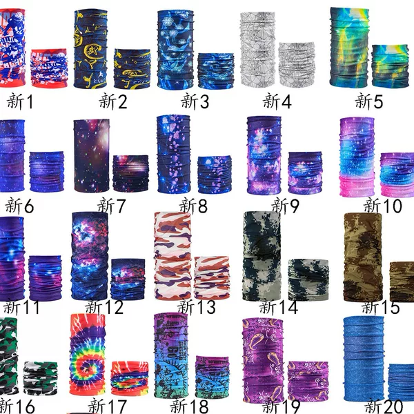 Magic Headscarf Summer Varied Scarf Outdoor Fishing Sunscreen Face Scarf Men's Neck Sleeve Riding Headscarf Women's Thin