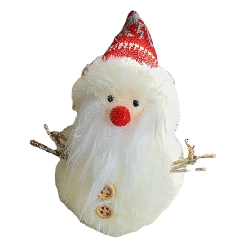 Transfronterizo nueva Navidad creativo colgante Santa Claus decoraciones de la muñeca Estilo nórdico felpa colgante adornos