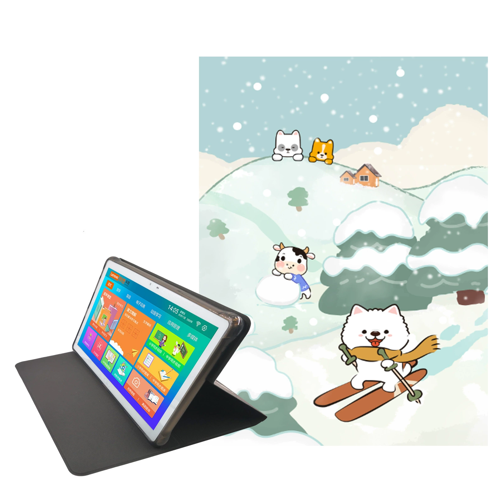 Подходит для Lenovo Laiku RJ-820 защитный чехол RJ820 силиконовый мягкий чехол RJ-816 мультяшный всесторонний кожаный чехол