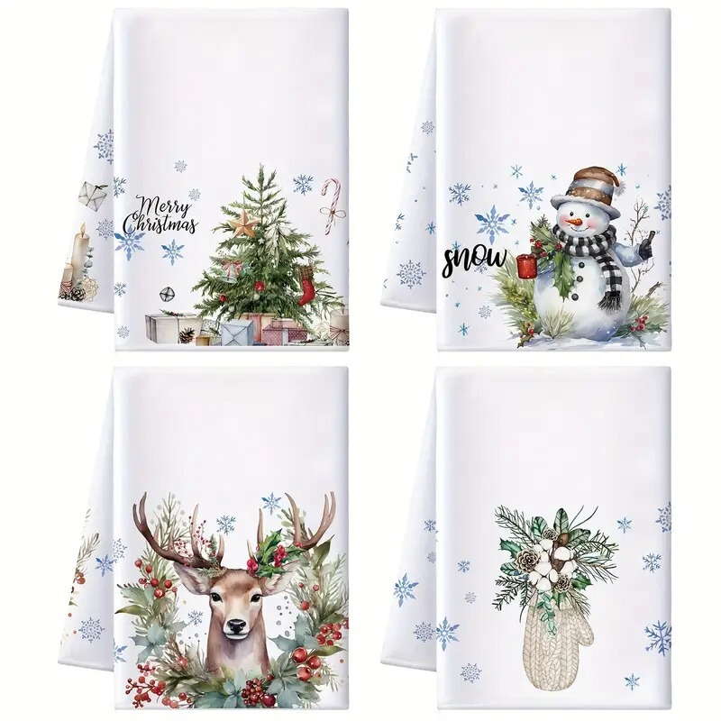 クリスマスタオルクロスクロスボーダーマイクロファイバークリスマスプリントキッチタオルクロスクロス卸売|undefined