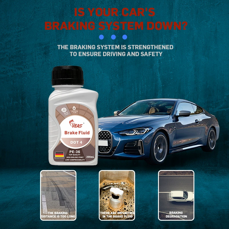 Автомобиль мотоцикл универсальный тормозной жидкости тормозной жидкости DOT4 сцепления масло дискового тормоза 200ML оптовая продажа с завода