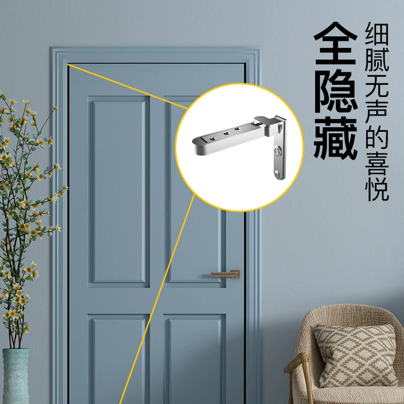 Adjustable rotating hinge, invisible shaft, tear-off sheet
