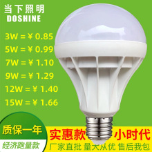 工厂直批 led仿陶灯泡 led e27螺口塑料灯泡 led仿飞灯泡阻容球泡