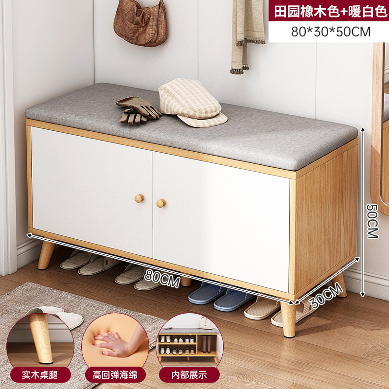 Porta de zapatos doméstica interior simple armario de zapatos multicapa explosivo 2025 nuevo tipo puerta pequeña puerta estrecha para usar taburetes de zapatos