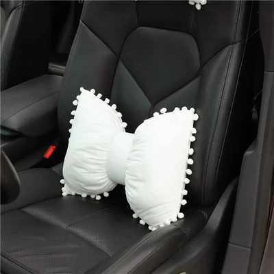 Headrest – car supplies - macaron-white-waist