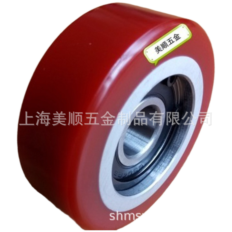 供应美顺2系列3寸升降机械设备铝芯聚胺脂自动化仓储物流机械脚轮