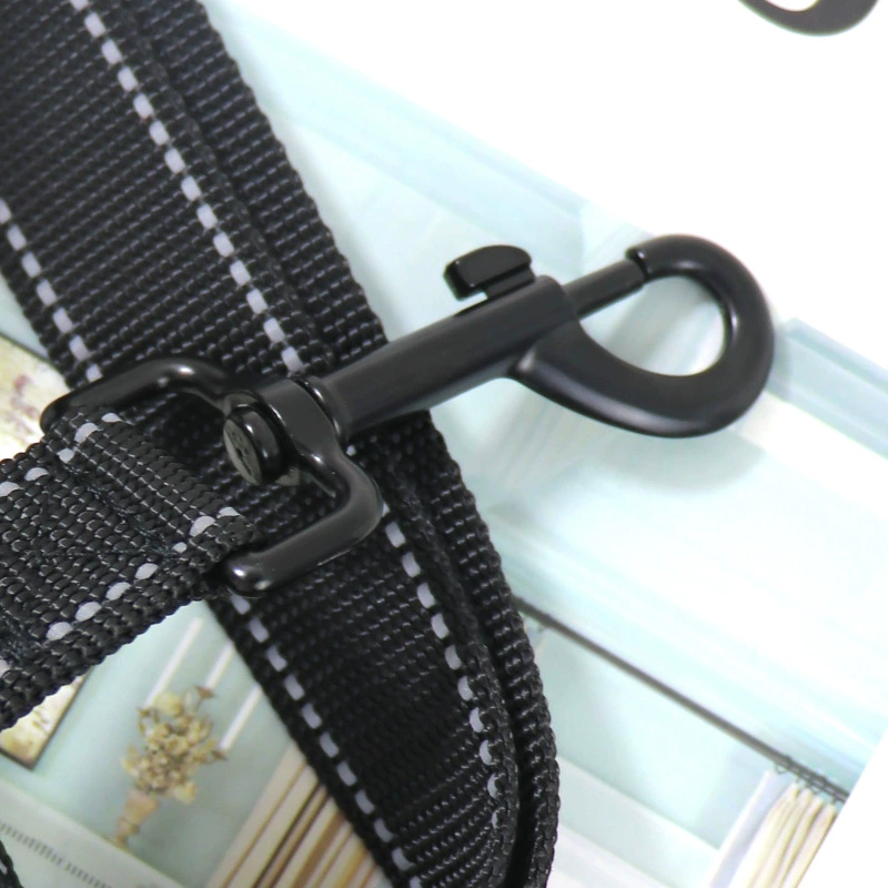 Товары для домашних животных, нейлоновый светоотражающий эластичный буферный поводок для собак, многофункциональный поводок, двусторонний тянущий поводок для собак