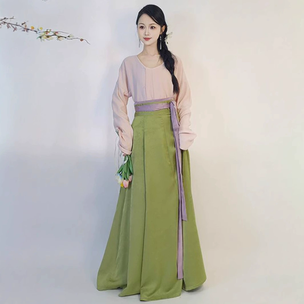 Оригинальный Hanfu женский 2025 новый Tang с вертикальным воротником