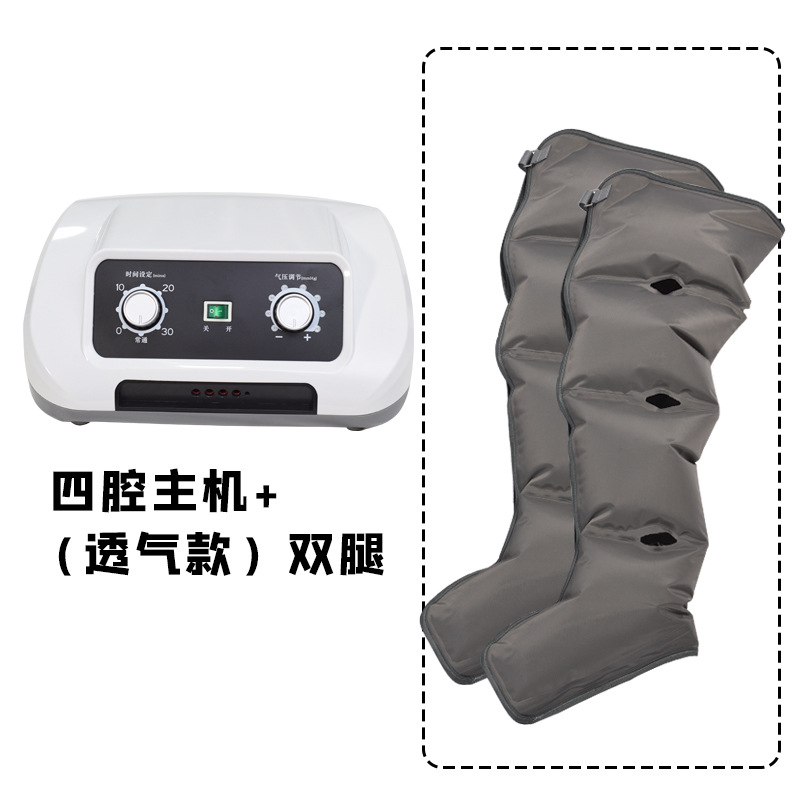 masajeador de onda de aire de seis cavidades neumático de presión de pierna muslo neumático totalmente automático de masaje de piernas de bolsas de aire de soleas de pies