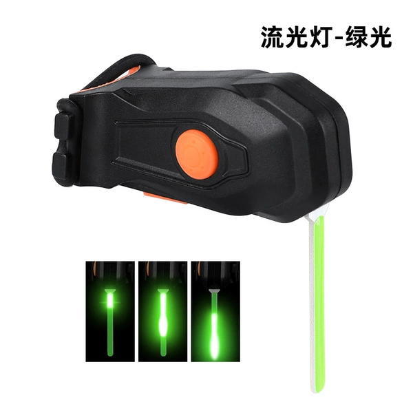 Green light - running water lamp