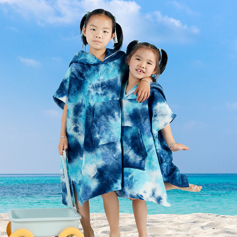 Capa de secado rápido, cambio de ropa, albornoces, felpa de microfibra, capa de playa para adultos, surf en la playa, natación, toalla de baño cálida