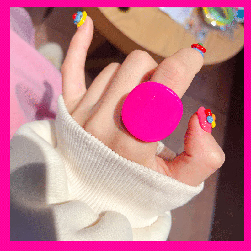 7g Weight Rings Classification One Size Ring Size 1 Piece Quantity Daily Occasion Acrylic Material Arc Pattern All Seasons Season Women's Gender Modern Style Style 1 Piece Modern Style Arc Acrylic Women's Rings 1