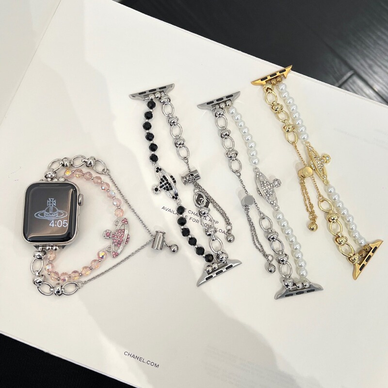 Saturn Queen Mother Earth Bracelet Watch Strap Suitable for Apple Watch Strap Iwatch56789Se Watch Strap