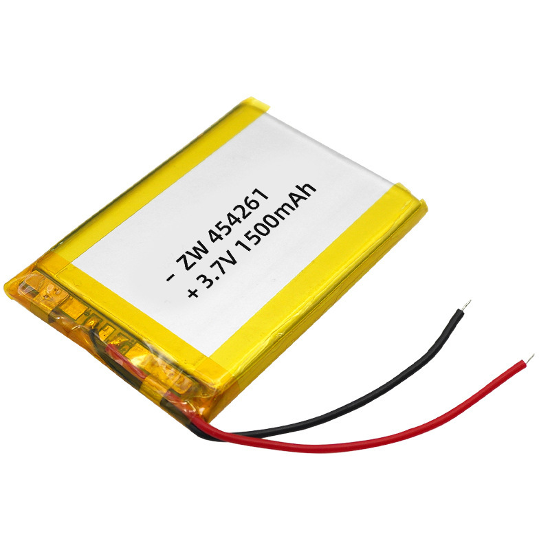 454261 リチウム電池 1500mah3.7V ポリマーリチウム電池サウンドカード加熱マッサージベルト足容量バッテリー|undefined