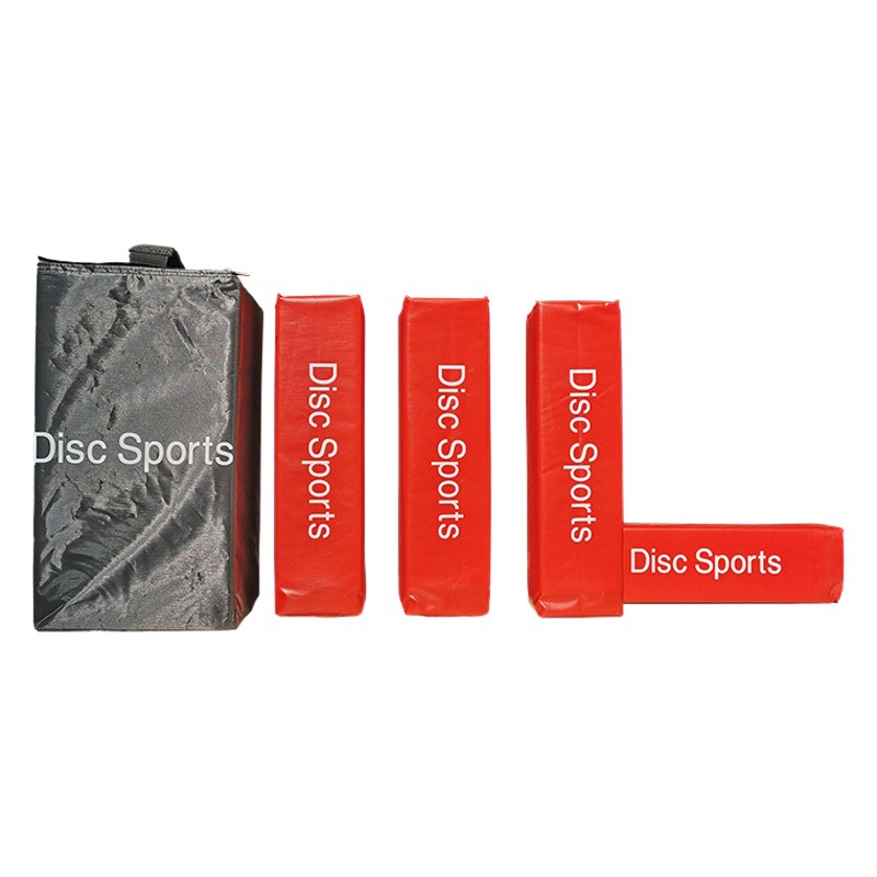 Grupo de construcción de expansión juego Frisbee formación objetivo juego lugar esquina suave seguridad lanzando cuasi logo accesorios al aire libre