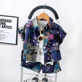 童家居服套装;童T恤;童套装