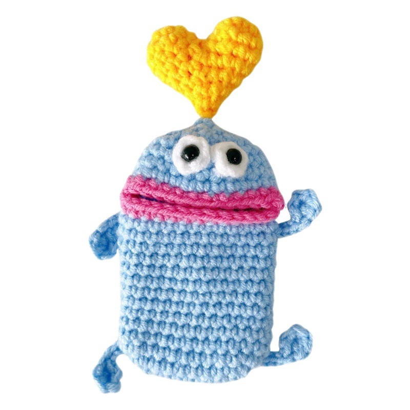 Ниша Творческий автомобильный шерстяной набор ключей милый мультфильм колбаса рот Автомобильный ключ сумка Пряжка большой рот странный кулон