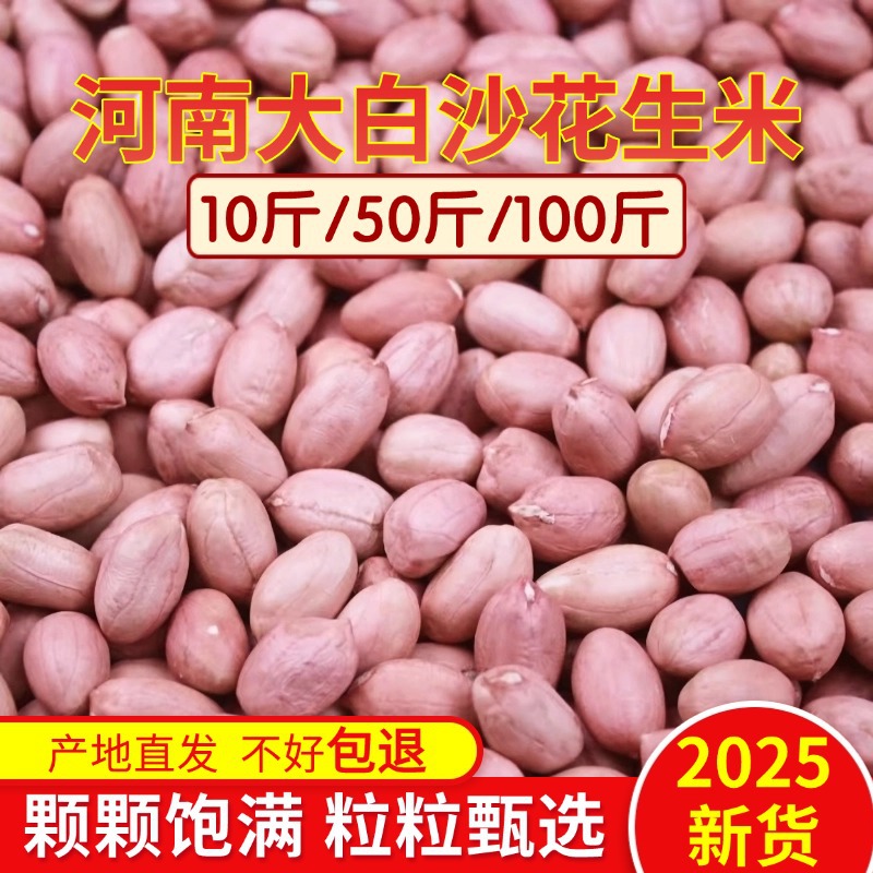 批发25年新花生干花生粉皮原味农家自然晒干生花生油炸煮粥低价