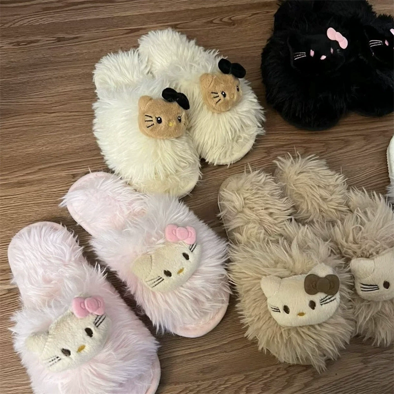 Hello Kitty, качественные демисезонные шлёпанцы