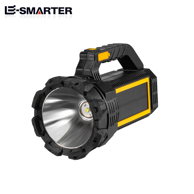 Transfronterizo de alto brillo tipo arma de fuego largo carga portátil luz de trabajo de prospector portátil de alta duración