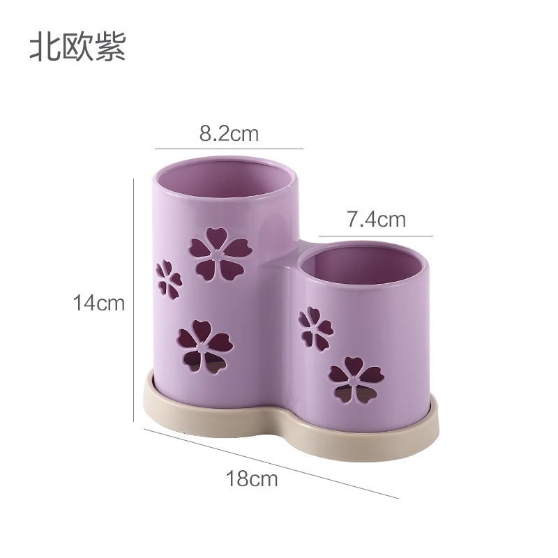 Cocina doméstica plástico drenaje palillos cilindro multifuncional desinfección palillos jaula antimoque a prueba de polvo cuchillo palillos caja