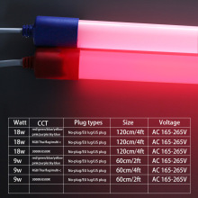 ip65��ˮ���ܷՇ�PC��18W������ɫ�L�l�V��������ˮt8led����