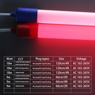 ip65��ˮ���ܷՇ�PC��18W������ɫ�L�l�V��������ˮt8led����