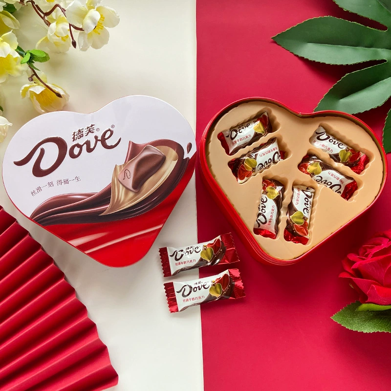 Do.ve/D.ve шоколад 6 шт./8 шт./12 шт. в форме сердца в коробке свадебные конфеты возврат подарок сувенир готовый продукт