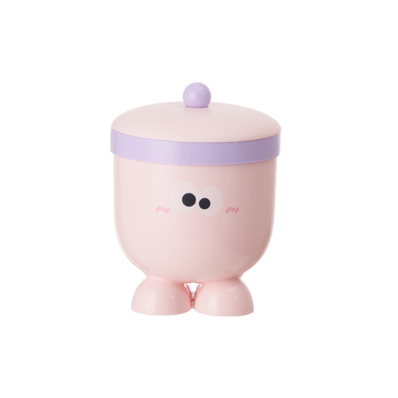 デスクトップゴミ箱高颜値ミニかわいい蓋付き机の上にバケツを収納するオフィス家庭用化粧台紙かご|undefined