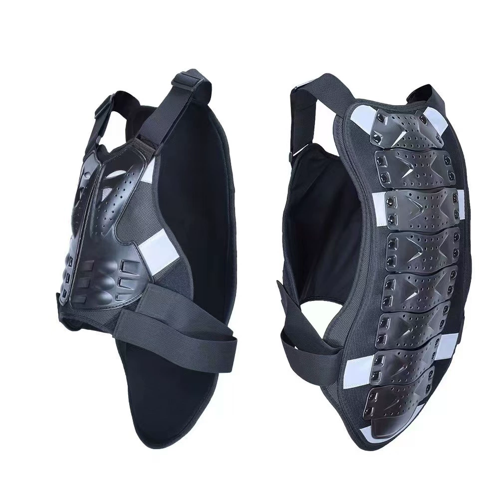 Off-road protective gear for cycling, black vest, set