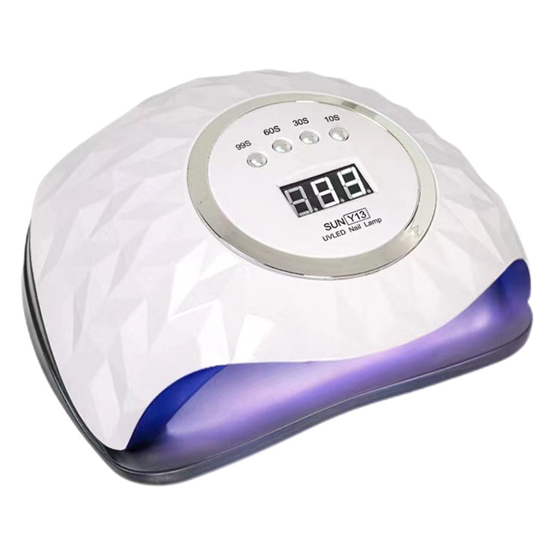 Lámpara de uñas de alta potencia máquina de fototerapia sincronización de cuatro engranajes colorido esmalte de uñas pegamento lámpara de hornear Amazon secador de uñas personalización