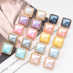 Shirt Collar Button Women's Versatile High-End Fashion Exquisite High-End Open Top Shirt Small Button Clothing Accessories