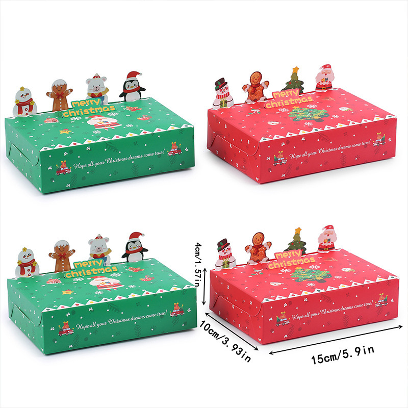 クリエイティブクリスマス立体クッキーボックスクリスマスプレゼント賞品プレゼントクリスマスプレゼント箱ギフトボックス卸売り|undefined