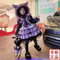Костюм маленькой принцессы, платье, детский пуховик с пухом, западный стиль