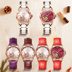 Wholesale Automatic Mechanical Women's Fashion Light Luxury Jin Shi Dun Brand Watch for Women
