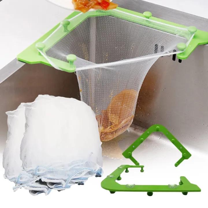 Kitchen Sink Filter Net, Garbage Filter Bag, Residue Filter Net, Hanging Rack, Drain Net