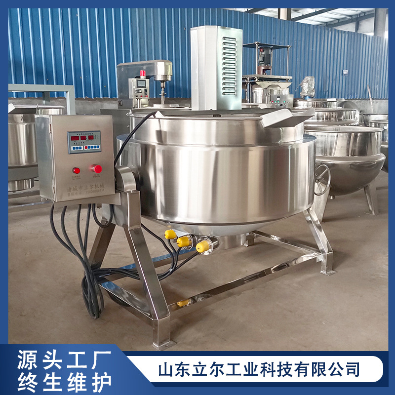 牛骨头汤熬制锅酱牛肉蒸煮卤煮锅电加热煮肉熬油锅调味品炒锅