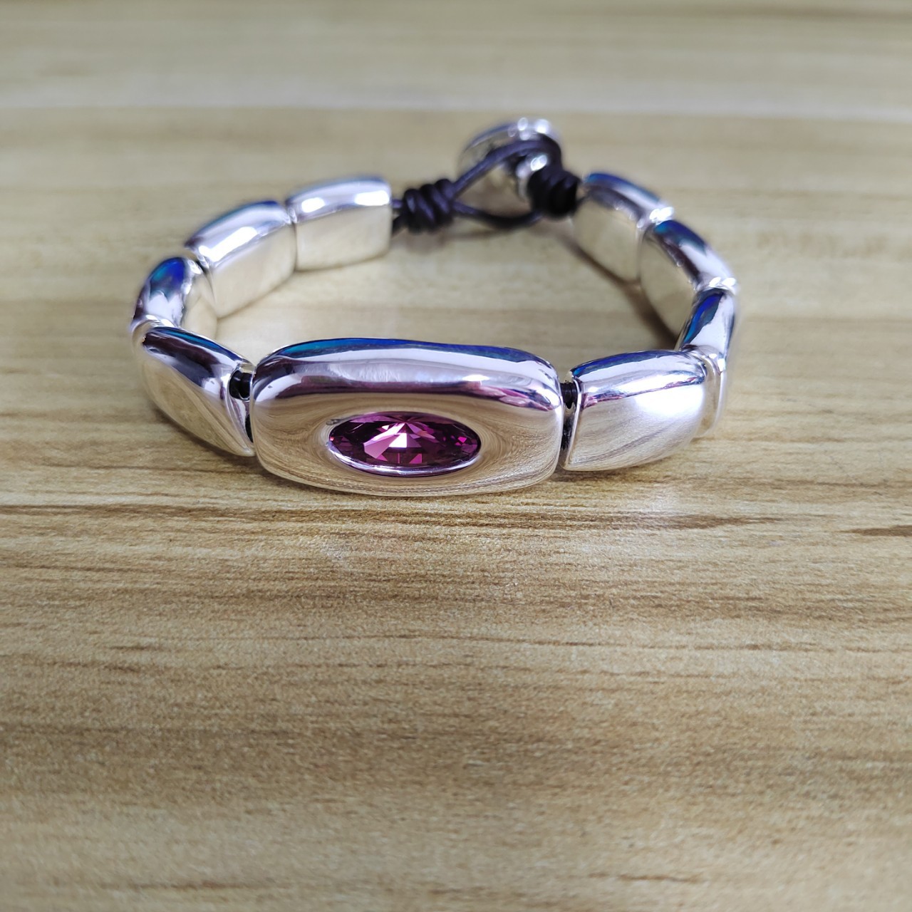 Cross-Border Hot Selling Spanish Unode50 Amethyst Cowhide Bracelet Ins Niche Design Classy Model Dropshipping