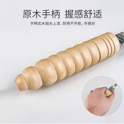 Health and Wellness Meridian Scraping with Wang Honggang's Ancient Method Meridian Scraping Palm, Yellow Small Hand Silicone Scraping Stick, Full Body Knocking Hammer