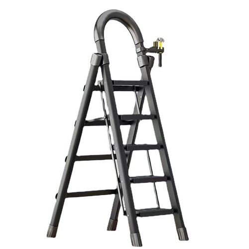 Ladder household folding telescopic ladder heightening and thickening large pedal stable and durable herringbone ladder indoor multi-functional step ladder
