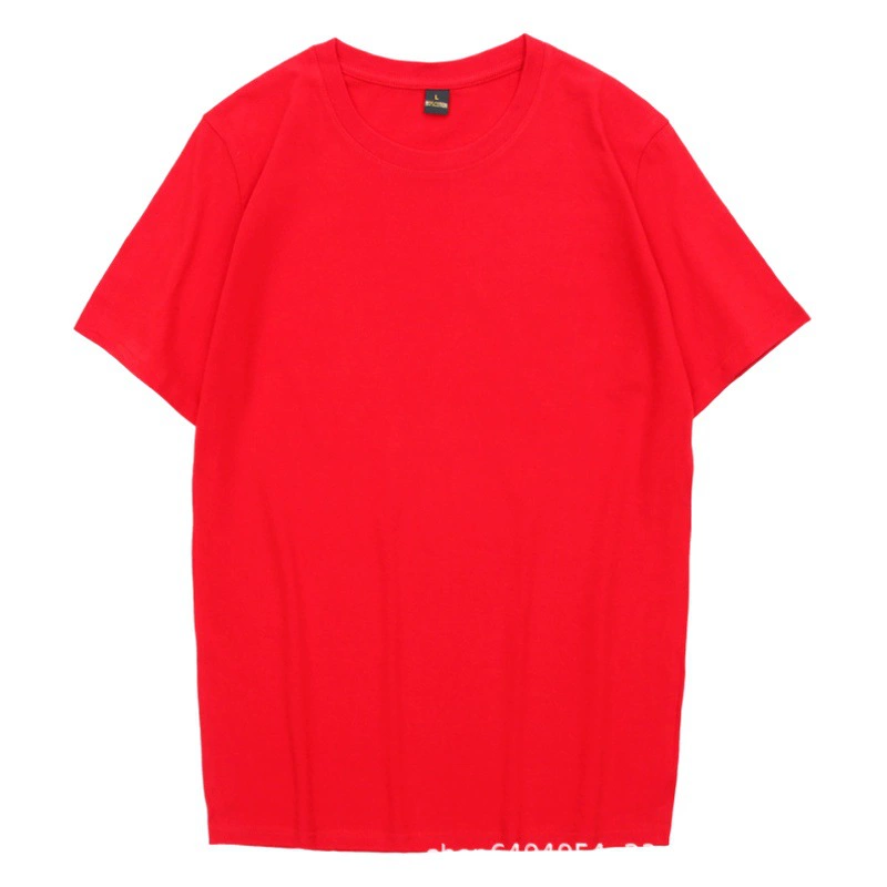 100% хлопок с коротким рукавом оптом фабричная Однотонная футболка культурная рубашка модная свободная мужская летняя белая футболка от производителя с коротким рукавом