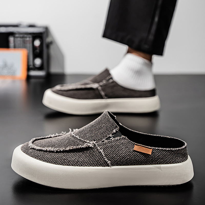 Zapatos de hombre verano nuevo estilo sandalias de tendencia para hombres con un zapato, sandalias y zapatillas de dos desgaste, zapatos de playa de ocio deportivo, zapatillas de hombre