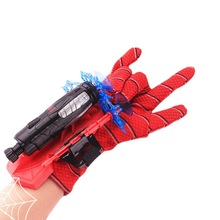 兒童手環英雄發射器吐絲噴射手表可粘牆軟彈槍手腕 互動玩具 手套