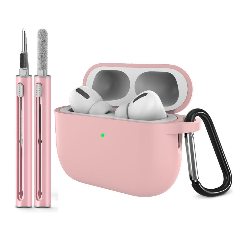 适用Airpodspro3保护套苹果耳机保护壳硅胶纯色airpods保护壳批发|undefined