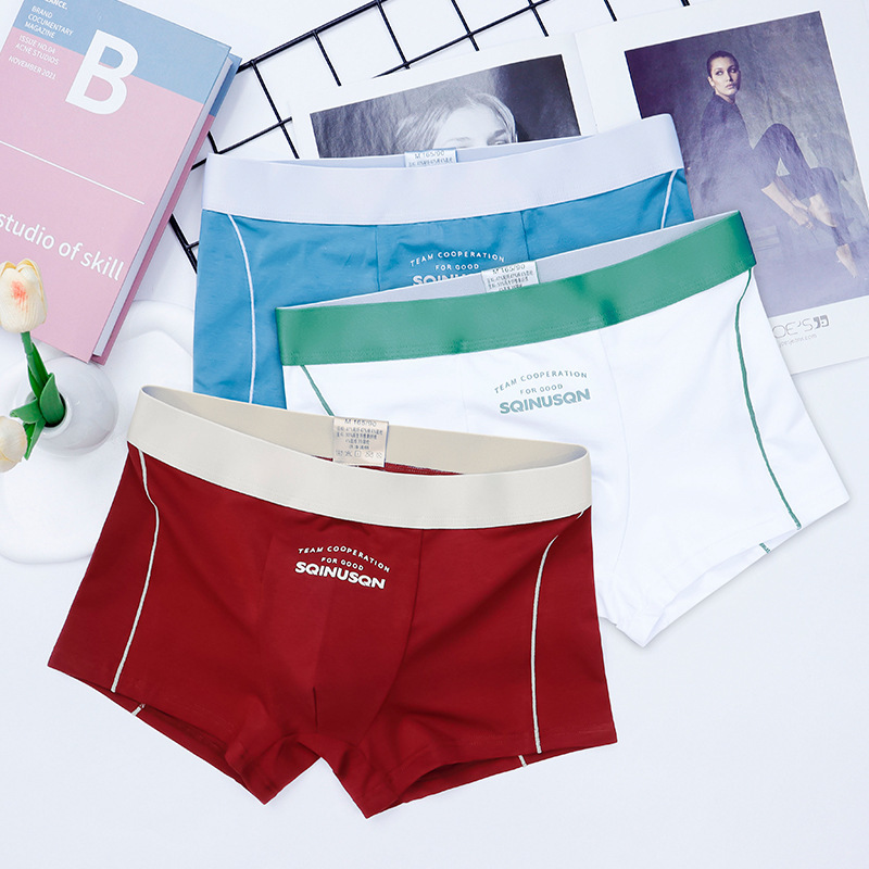 SQINUSQN/Lion Chino New Men's Underwear Cotton Soft Breathable Skin-Friendly Boxer Shorts Boxer Shorts Head SQINUSQN/Lion Chino New Men's Underwear Cotton Soft Breathable Skin-Friendly Boxer Shorts Boxer Shorts Head