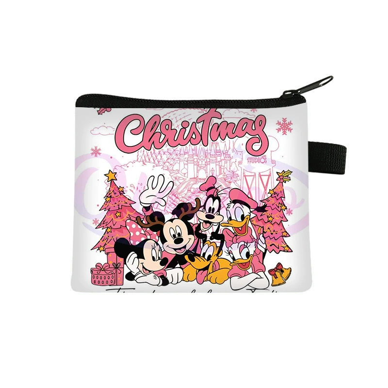 Популярный детский кошелек с Микки Маусом, сумка для наушников, милый мультяшный полиэстеровый кошелек, трансграничный обогрев