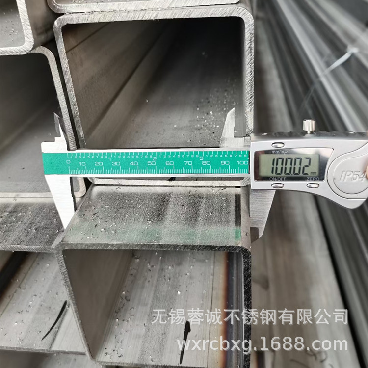 现货304大口径矩管拉丝管 06Cr19Ni10不锈钢通风管道 量大优惠